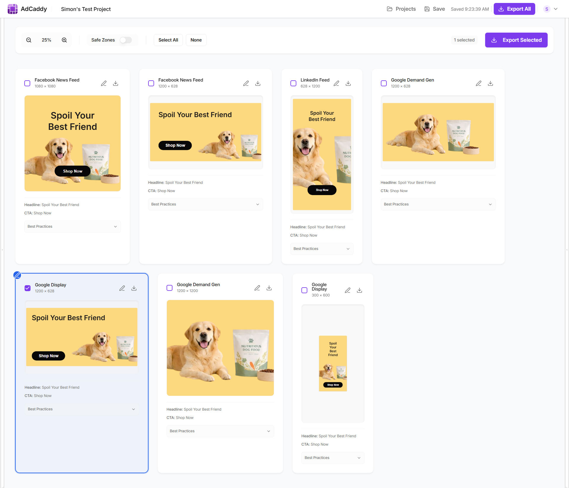 AdCaddy – Image & Video Ads from One URL